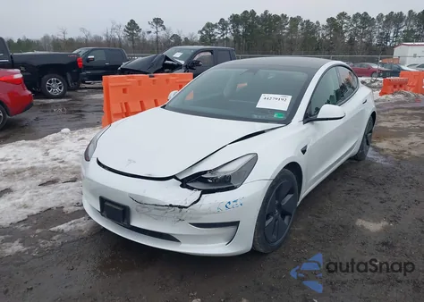 2021 Tesla Model 3 Standard Range Plus Rear-Wheel Drive из США, поврежденный, VIN 5YJ3E1EA2MF918278